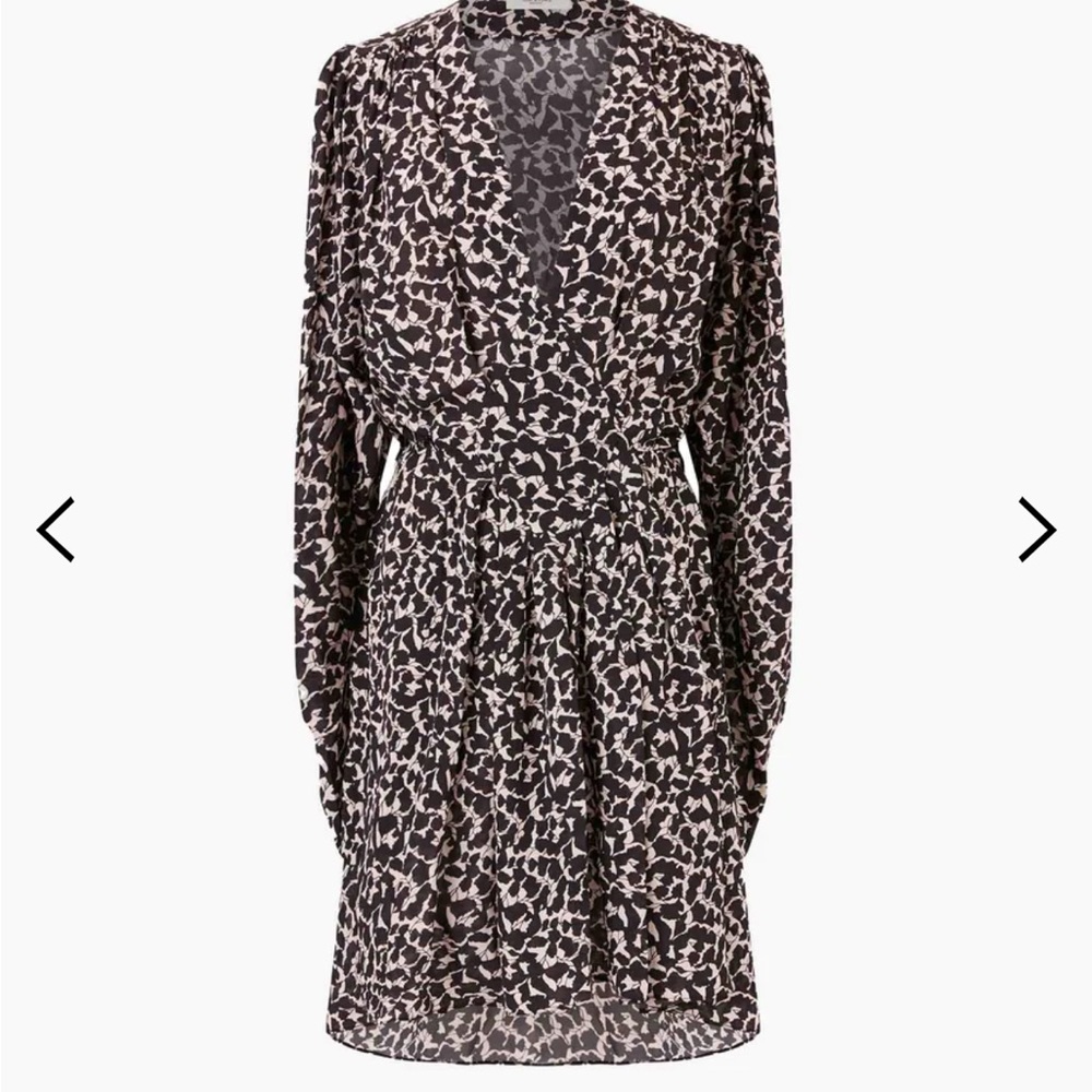 Isabel marant etoile arone long sleeve shirt dress